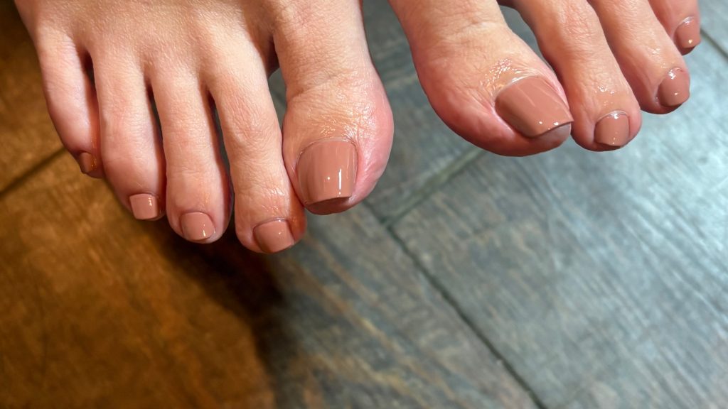 フットケア　ブラウンピンク🤎