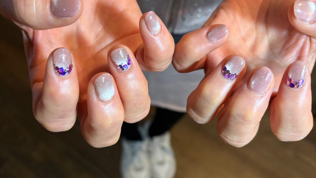 フラッシュマグ　ピンク×パープル