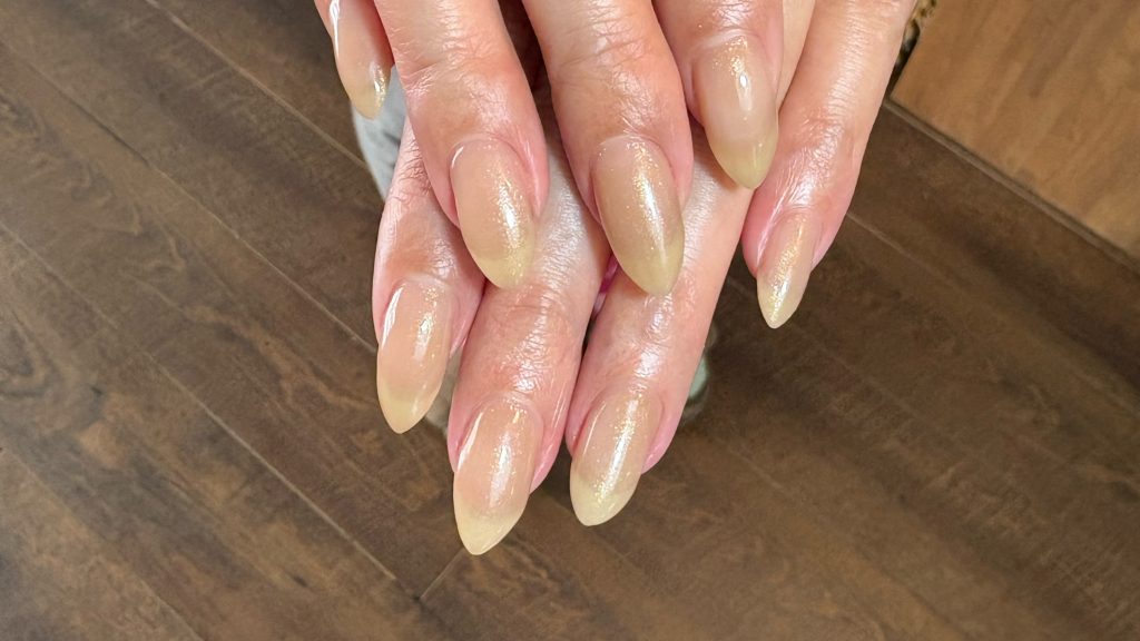 シマーベージュ　一度塗り