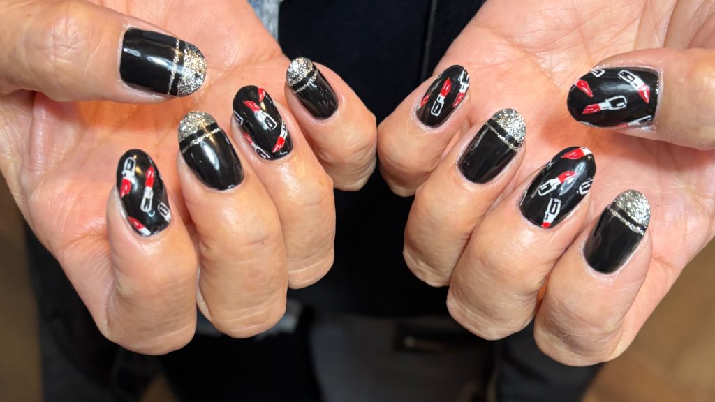 リップスティック柄