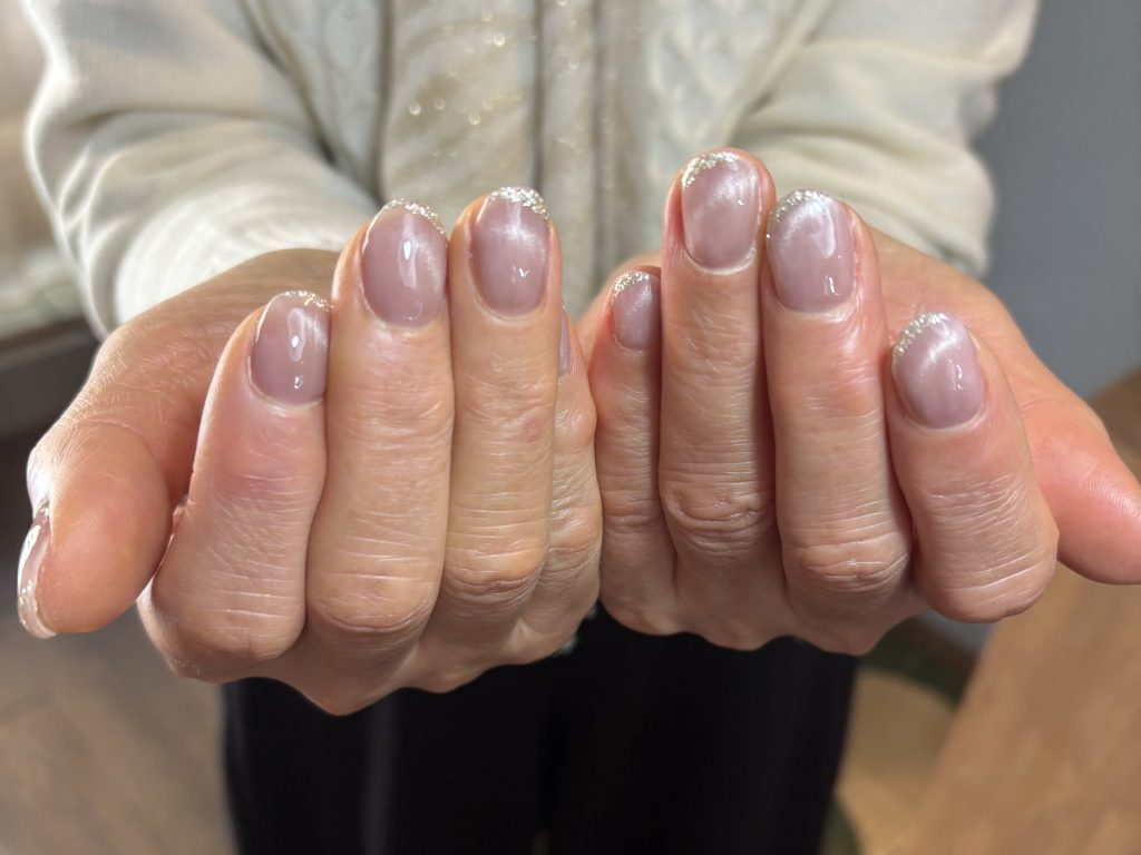 マグ×先端ラメ