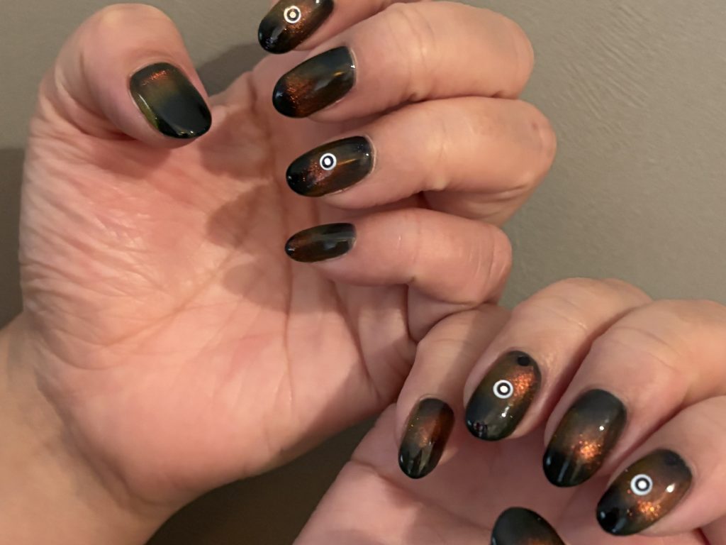 オレンジマグ×深みグリーン