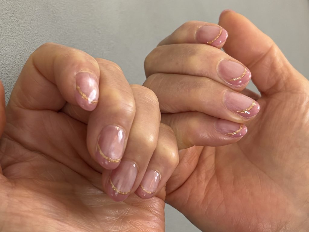 ピンクフレンチ×ピンクマグベース