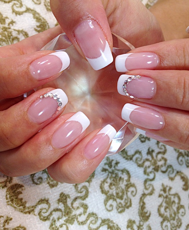 シンプル　フレンチnail。