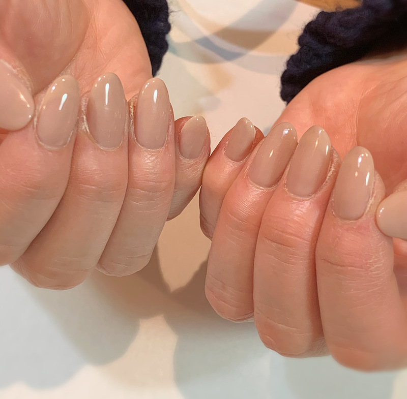 ワンカラーネイル シアーベージュ 門真市のネイルサロン Kiko Nail