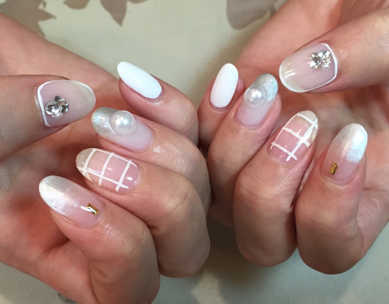 Summer White Nail。